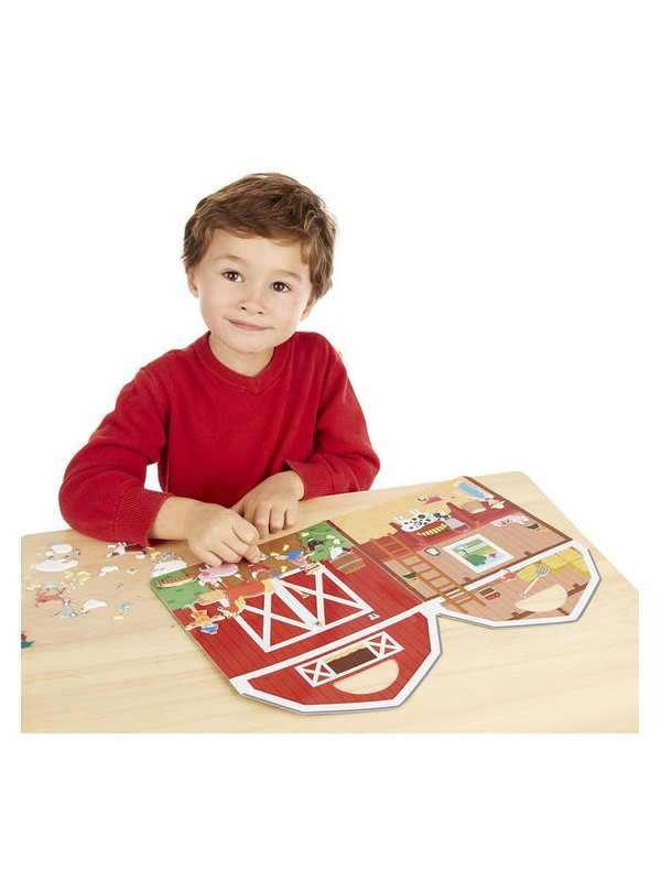 Abtibilduri pufoase La ferma Melissa and Doug