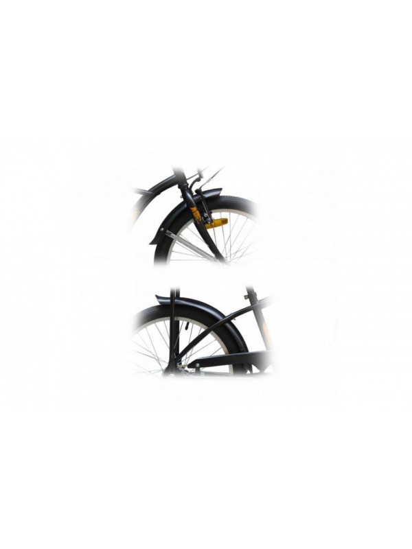 Aparatori pegas mini 16 +suport, negru