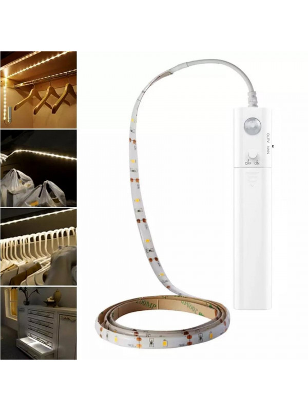 Banda LED cu senzor de miscare pentru Iluminare Mobilier, lungime 1m