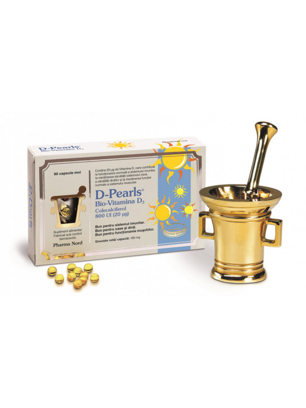 Bio-vitamina d3 d-pearls 80cps