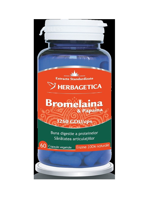 BROMELAINA & PAPAINA 60CPS