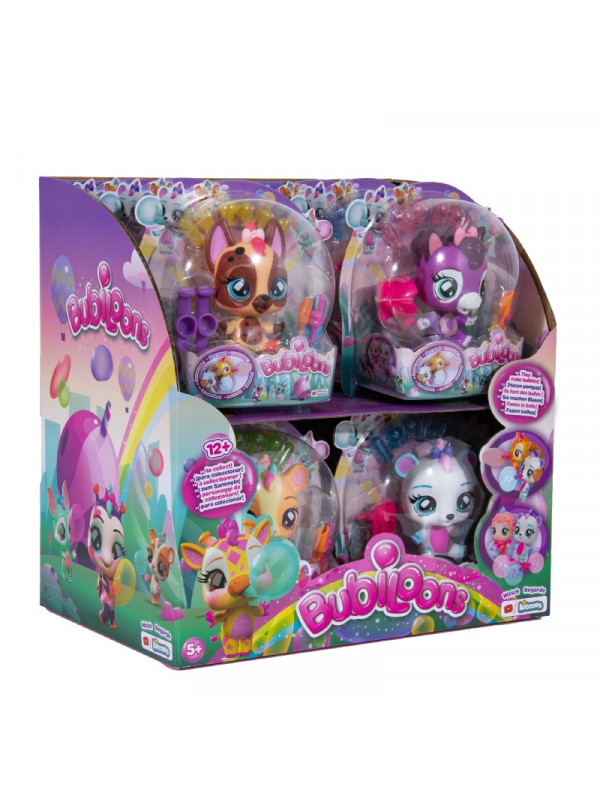 Bubiloons - Figurina colorata cu accesorii, blister, diverse modele