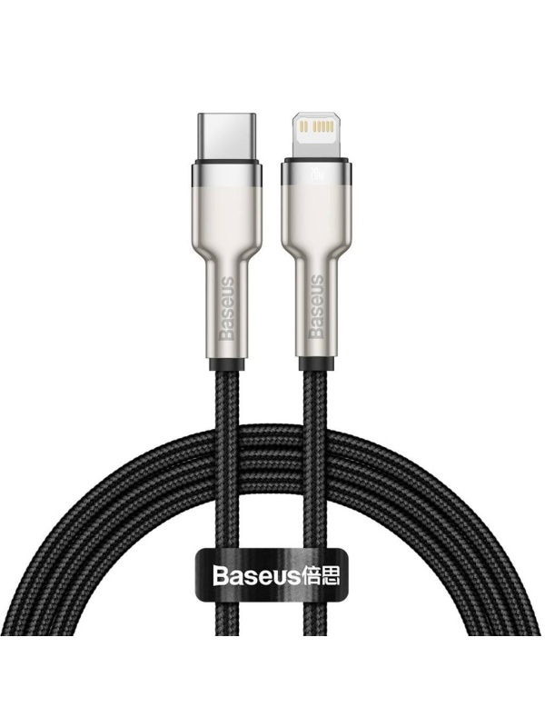 Cablu Baseus Type-C la Lightning 1m bk