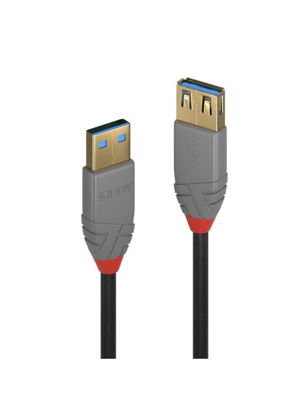 Cablu Lindy 1m USB 3.2 Gen1 Ext A/A, Ant