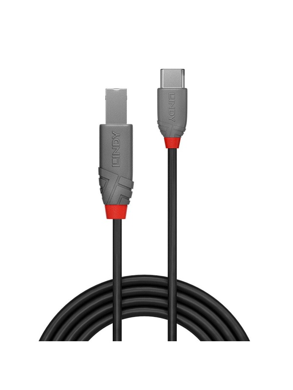Cablu Lindy 2m USB 2.0 Tip A la Tip B