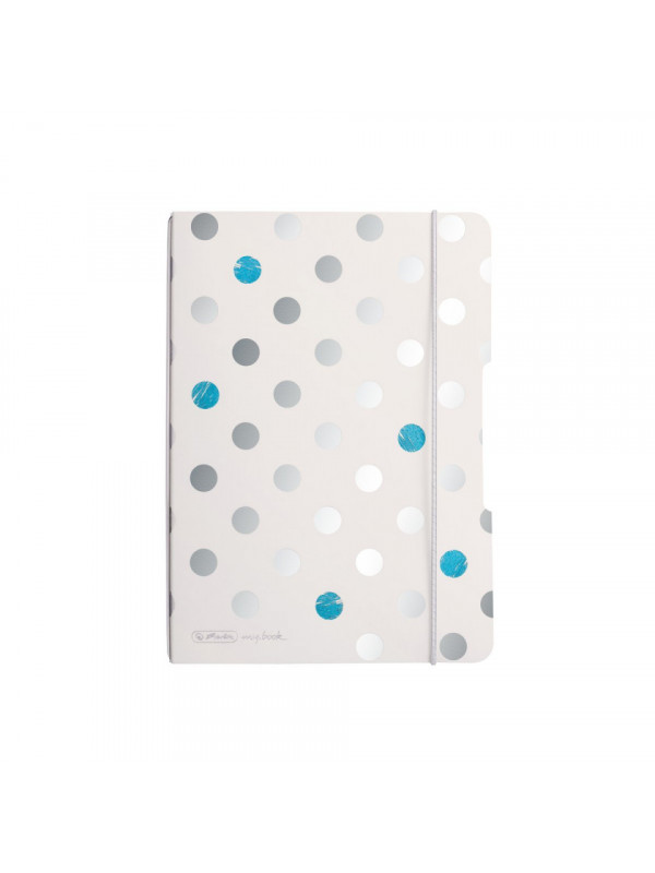 CAIET MY.BOOK FLEX A5 40F 80 GR DICTANDO COPERTA CARTON, FROZEN GLAM