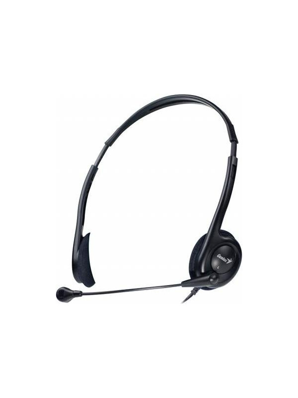 CASTI Genius, "HS-200C", cu fir, standard, utilizare multimedia, microfon pe brat, conectare prin Jack 3.5 mm, negru, "31710151100"