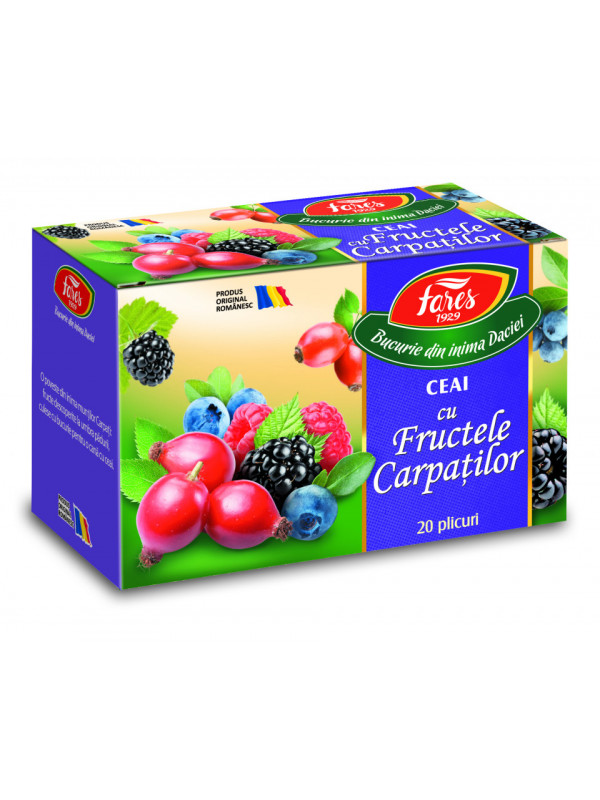 Ceai fructele carpatilor (multifructe) 20dz fares