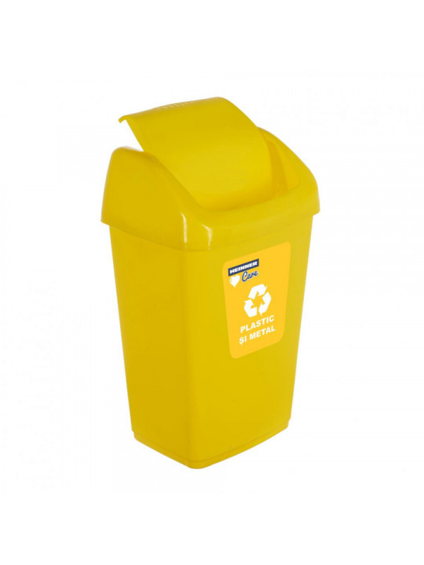 Cos gunoi pt reciclare eco 35 l, galben