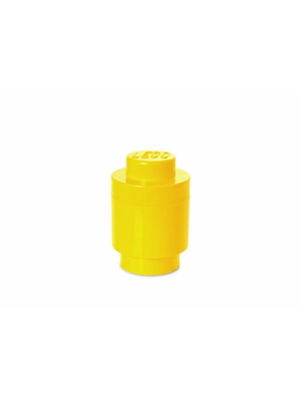 Cutie depozitare rotunda LEGO 1 galben