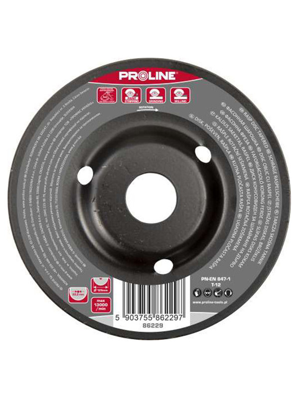 DISC RASPEL CONIC / ASPRU - 230MM