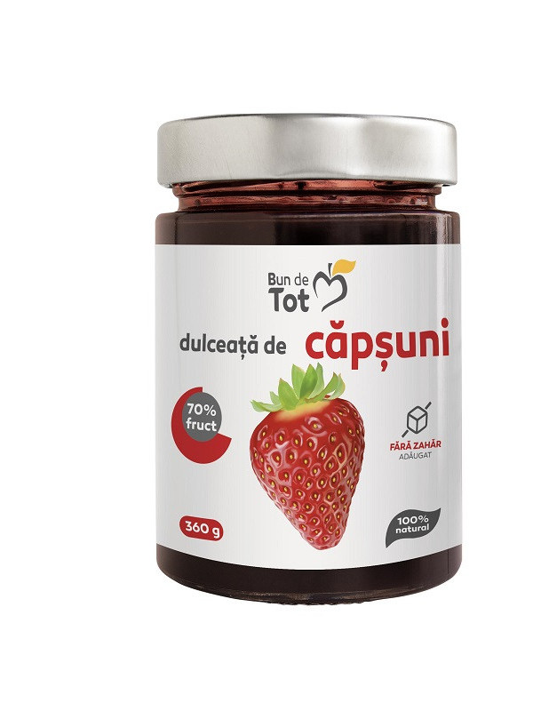 Dulceata de capsuni "bun de tot" 360g dacia plant