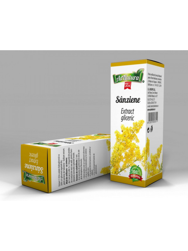EXTRACT GLICERIC SANZIENE CU FL.GALBENE 50ML