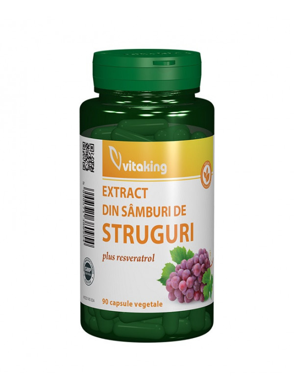 Extract samb. struguri cu resveratrol 90cps vegetale
