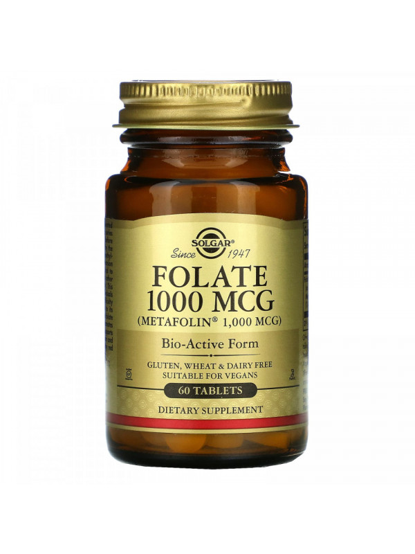 FOLATE (METAFOLIN) 1000MCG 60CPR