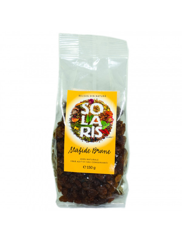 FRUCTE USCATE - STAFIDE BRUNE 150gr SOLARIS
