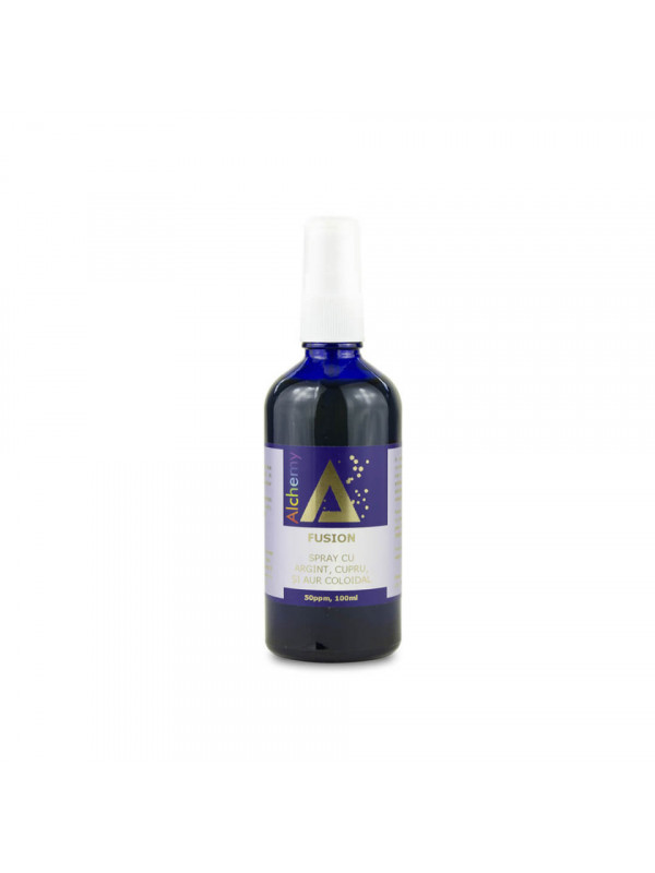 FUSION LOTIUNE INGR.PIELII CU AG, CU SI AU COLOIDAL 50PPM "ALCHEMY" 100ml AGHORAS