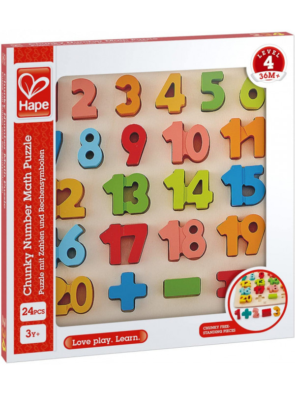 Hape puzzle matematica chunky