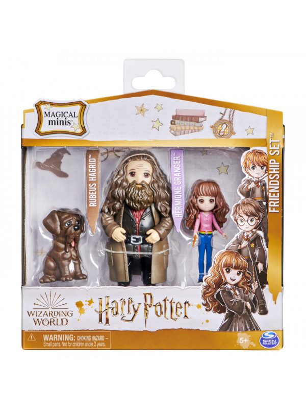 Harry potter set 2 figurine rubeus hagrid si hermione granger