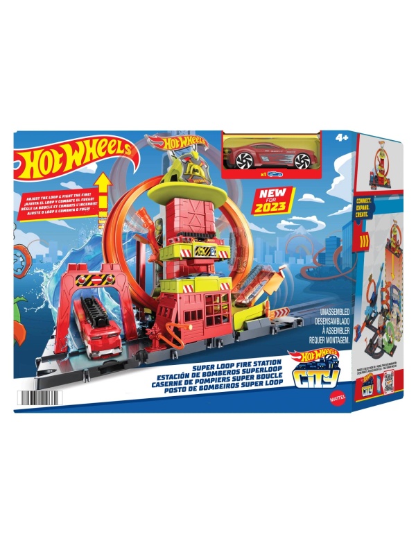 HOT WHEELS STATIA DE POMPIERI SUPER LOOP