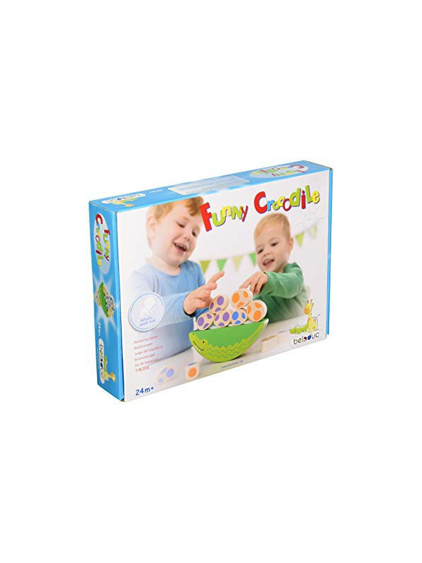 Joc de echilibru Funny Crocodile - Beleduc