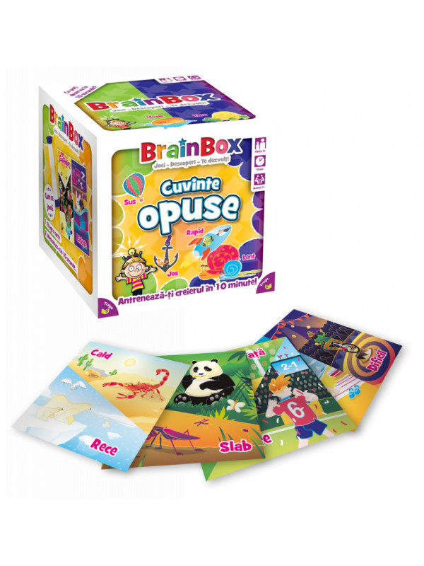 Joc educativ BrainBox Cuvinte opuse