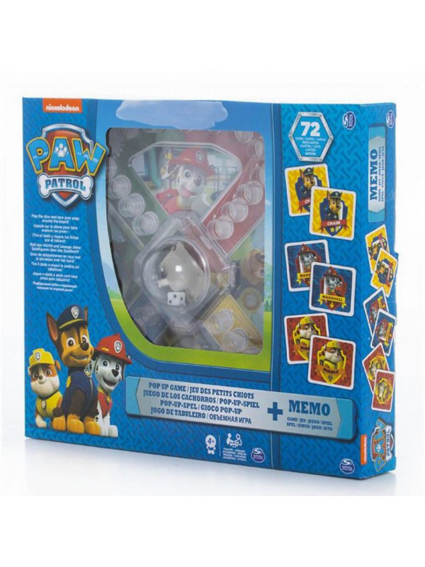 Jocul cu zaruri si memory game patrula catelusilor