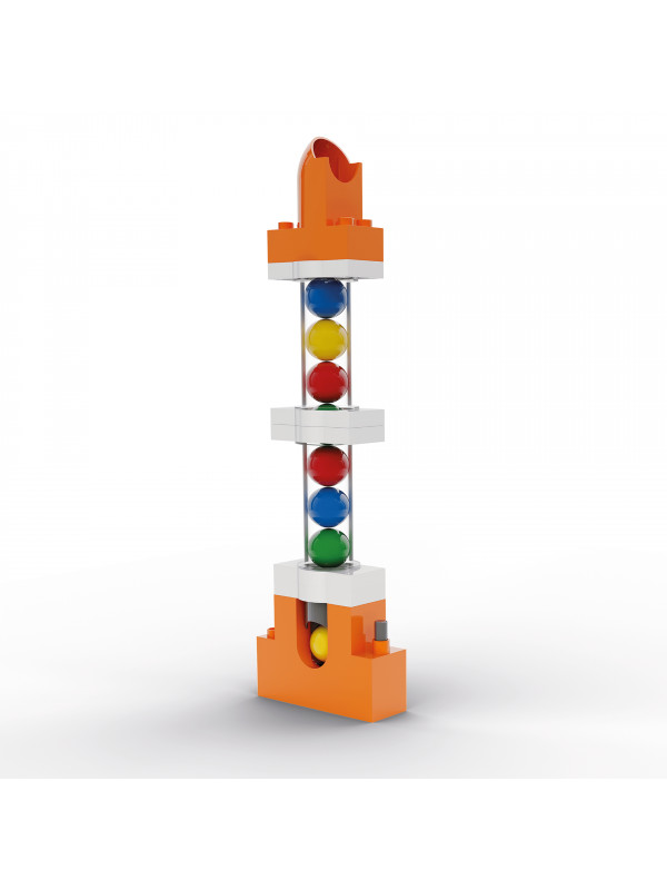 Jucarie copii Marble Run Hubelino - extensie lift pentru bile (24 piese)
