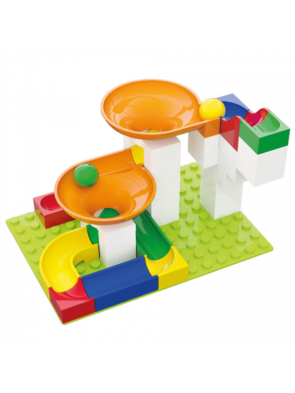 Jucarie copii Marble Run Hubelino - extensie twister (44 piese)