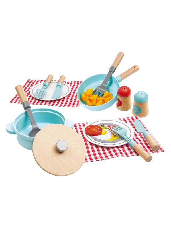 Jucarie - Set de joaca micutul Chef pentru gatit si servire (21 piese)