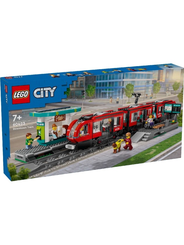 LEGO CITY TRAINS STATIE SI TRAMVAI IN CENTRUL ORASULUI 60423