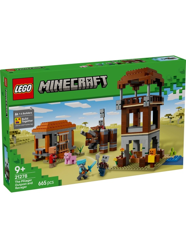 LEGO MINECRAFT AVANPOSTUL JEFUITORULUI SI DISTRUGATOR 21278