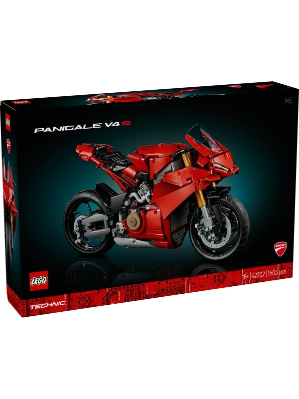 LEGO TECHNIC MOTOCICLETA DUCATI PANIGALE V4 S 42202