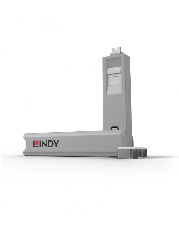 Lindy 4xUSB C Port Blocker (w key), alb