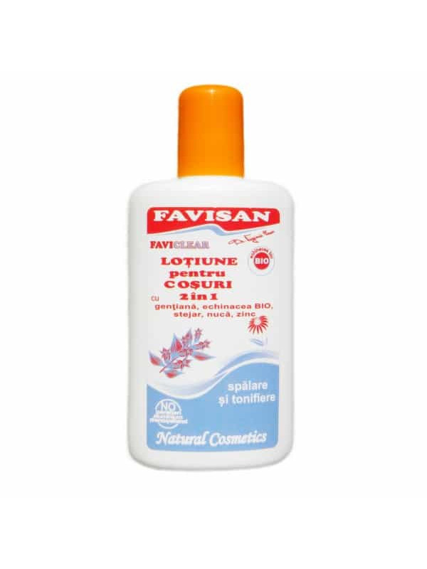 LOTIUNE COSURI (2 in 1) CU ECHINACEA FAVICLEAR 70ml FAVISAN