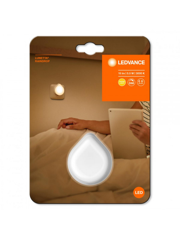Lunetta raindrop dim white ledv