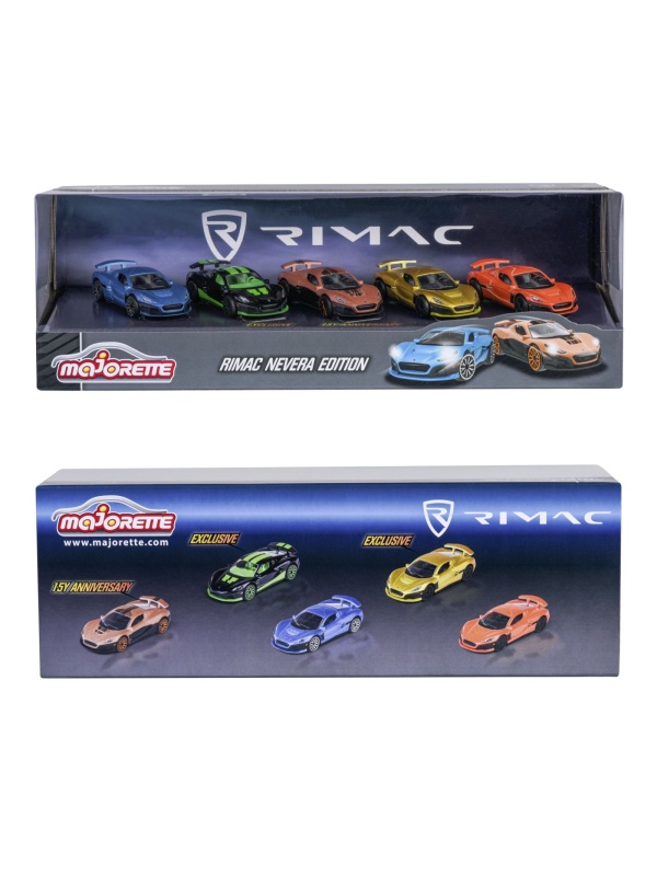 MAJORETTE SET 5 MASINUTE RIMAC NEVERA EDITION GIFTPACK