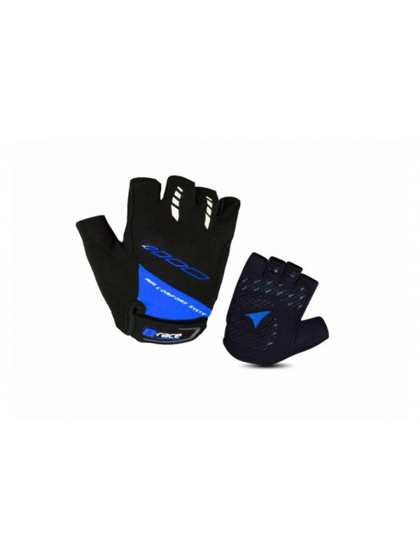 Manusi b-race cu gel negru/albastru, l