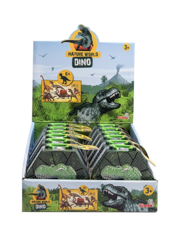 NATURE WORLD DINO SET 6 DINOZAURI IN CUTIE PIRAMIDA
