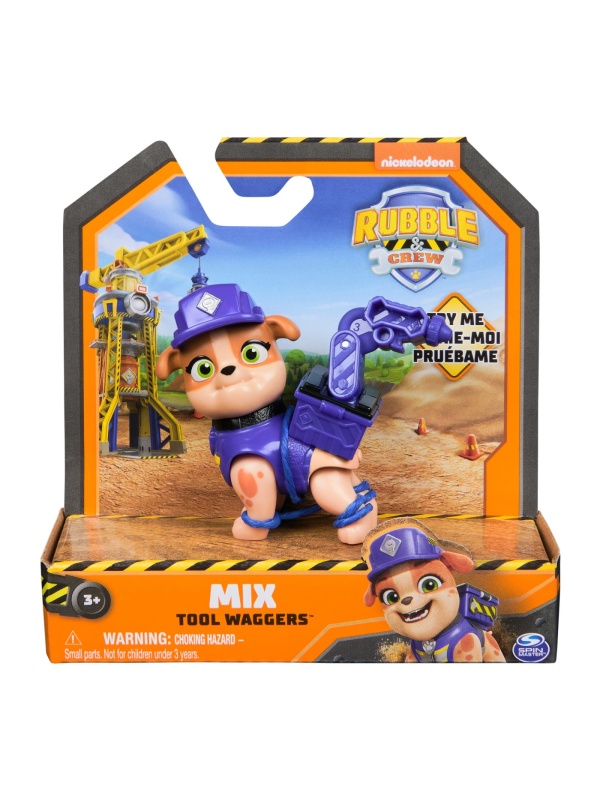 PATRULA CATELUSILOR RUBBLE AND CREW FIGURINA MIX 5CM