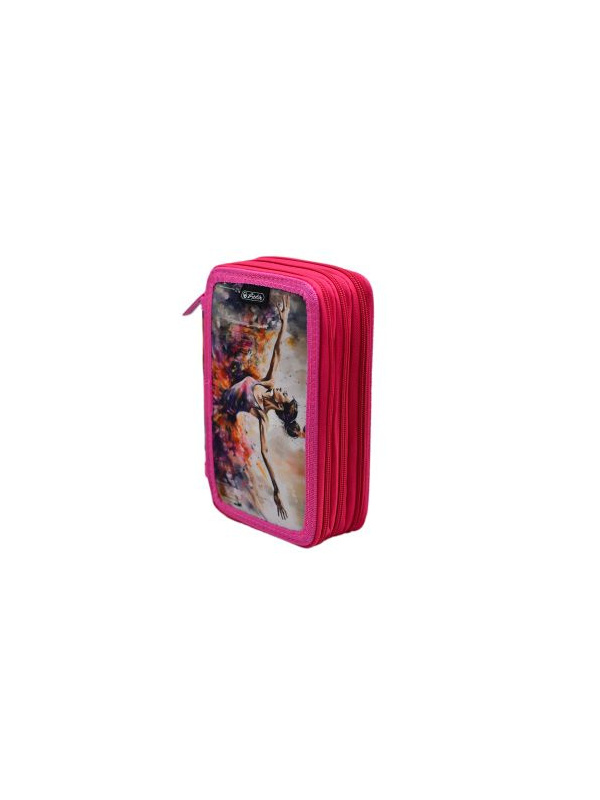 PENAR NEECHIPAT CU 3 FERMOARE, DIMENSIUNE 20 X 6 X 13 CM, MOTIV BALLERINA