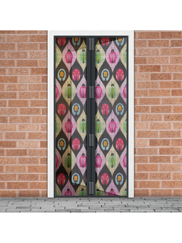 Perdea anti-tantari pt. usi cu inchidere magnetica- 100 x 210 cm „Bugs”
