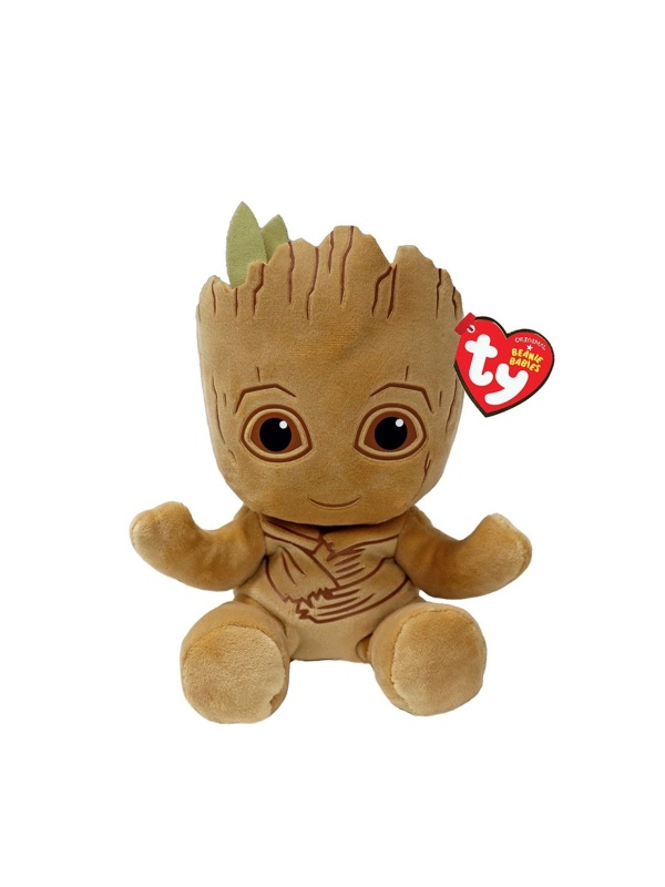 PLUS TY 15CM BEANIE BABIES SOFT MARVEL GROOT