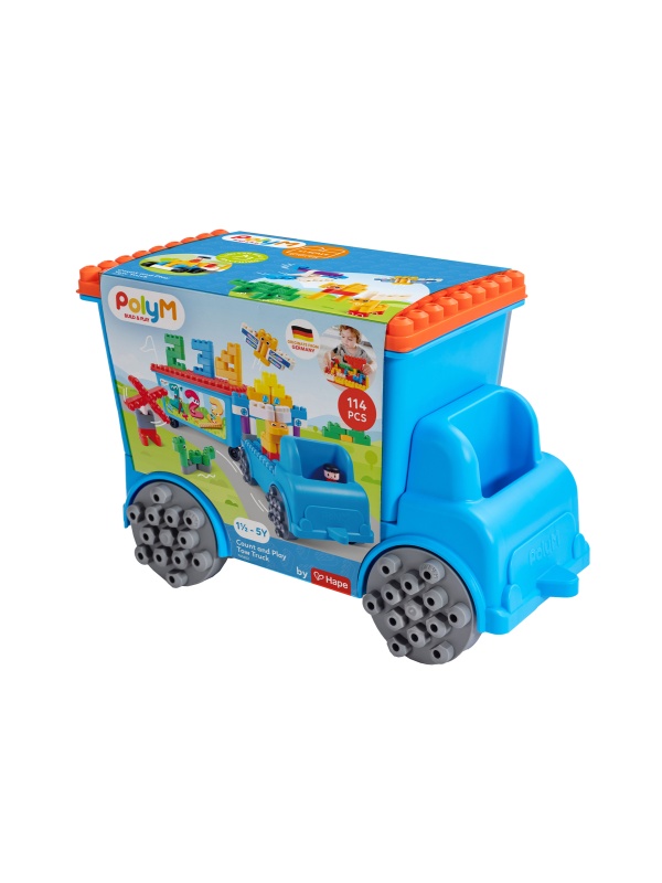 PolyM - Numarati si va jucati cu camionul de remorcare (114 piese)