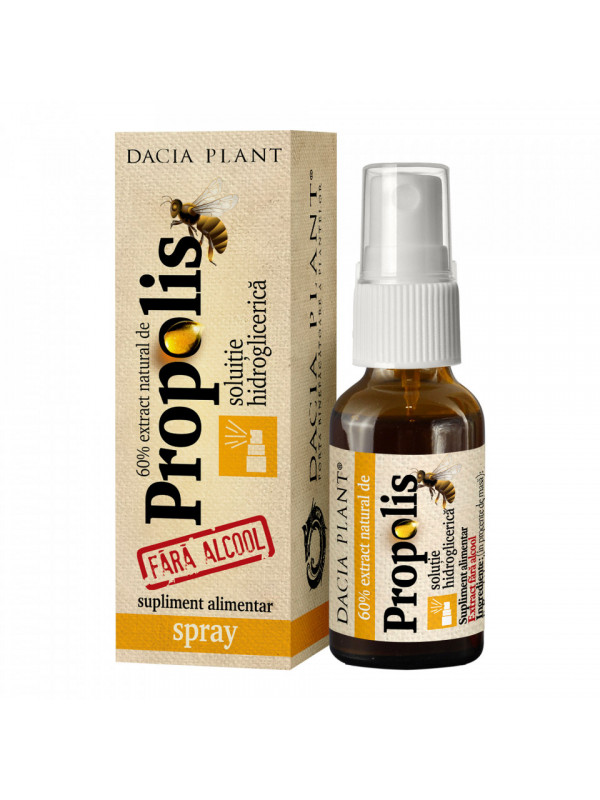 Propolis cu echinaceea fara alcool (spray) 20ml dacia plant