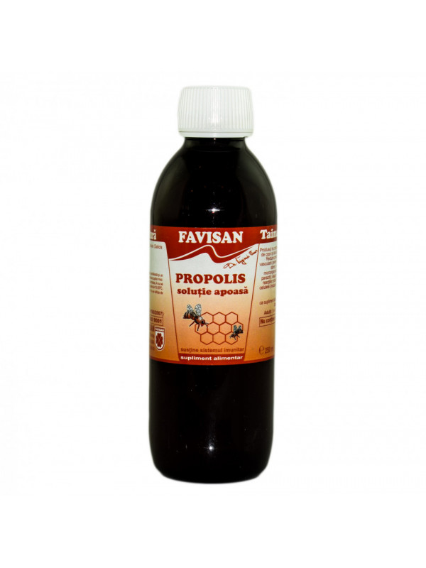 PROPOLIS-SOLUTIE APOASA (fara alcool) 250ml FAVISAN