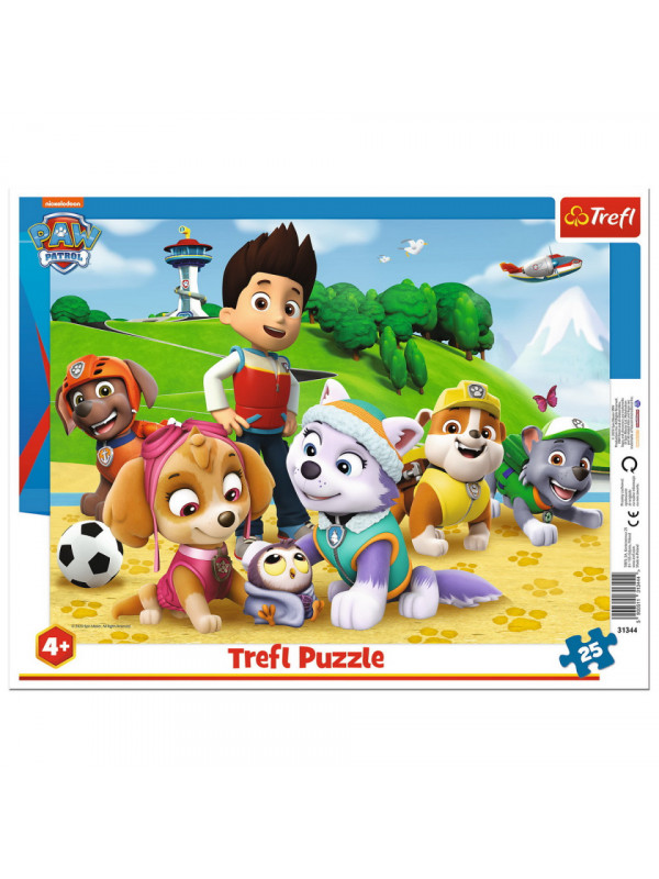 Puzzle 25 plansa patrula catelusilor