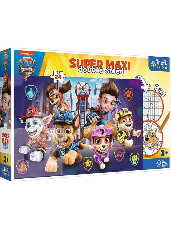 PUZZLE TREFL PRIMO 24 SUPER MAXI PATRULA CATELUSILOR ECHIPA CATEILOR
