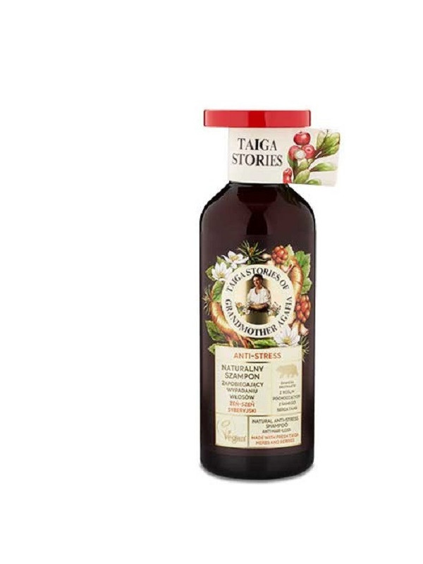 Sampon natural impotriva caderii parului cu ginseng siberian "bunica agafia" 500ml adams vision