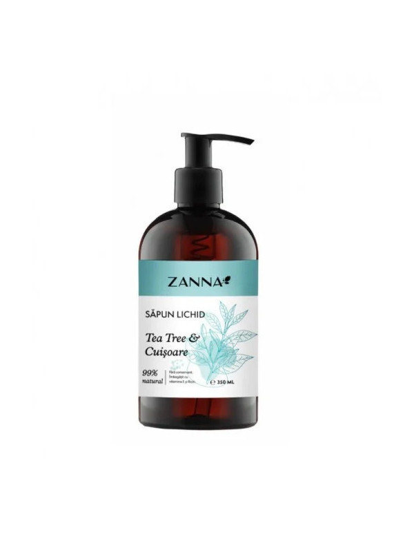 SAPUN LICHID CU TEA TREE SI CUISOARE "ZANNA" 350ml ADAMS VISION